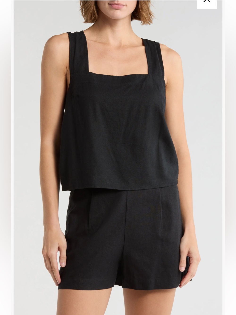 Madewell Black Linen Set